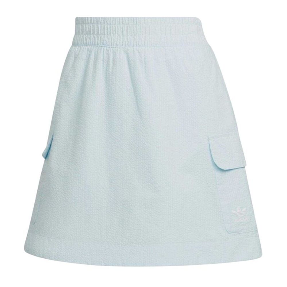 Adidas Womens/Ladies Originals Seersucker Tennis Mini Skirt / Blue